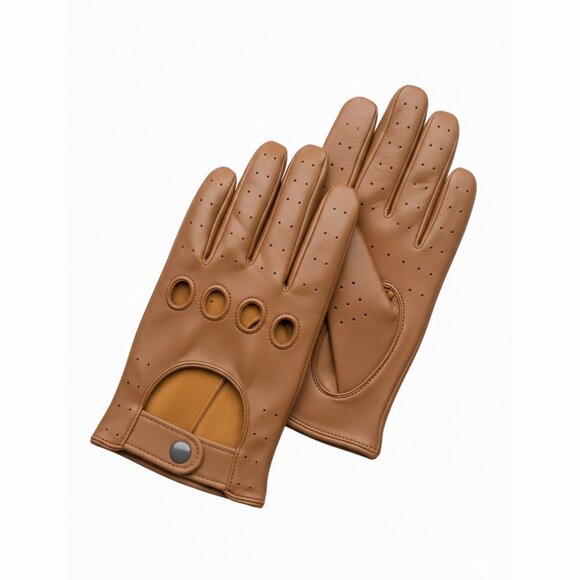 TELLARO Leather Driver Gloves – Brown - Picture 2 of 5